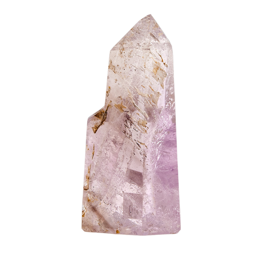 CLEAR QUARTZ With Hint of Amethyst