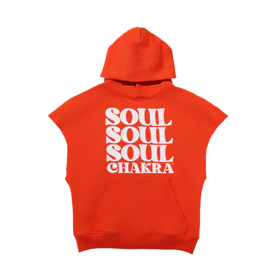 MENS CUT OFF MUSCLE HOODIE